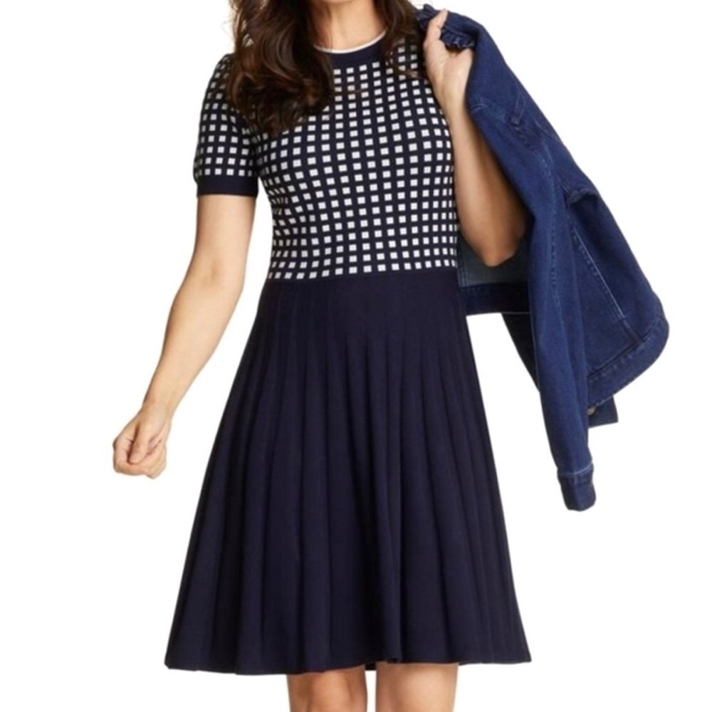 NWOT Draper James Gingham Sweater Dress